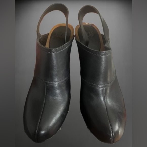 See By Chloe, leather platform clogs, sz EU 40/US 10 - Picture 3 of 8